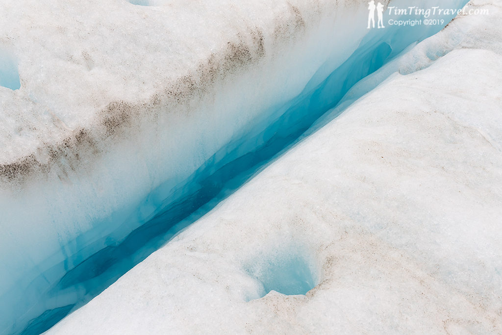 Fox Glacier 的特殊地形：深溝