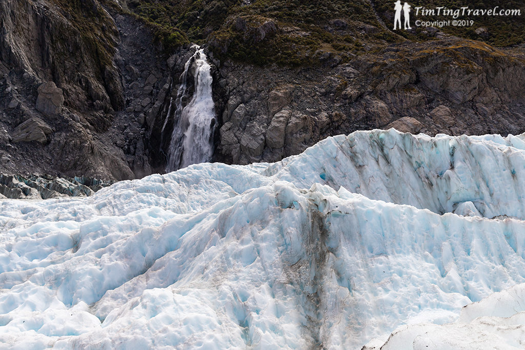 Fox Glacier 上熱門景點：瀑布