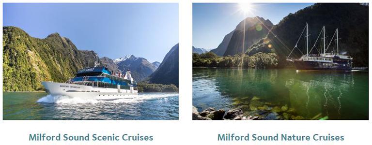 Milford Sound Cruise Comparison (遊輪體驗之比較)