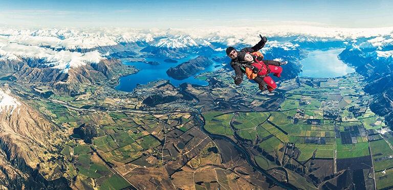 Wanaka - Skydive Wanaka: 風景最美的跳傘場