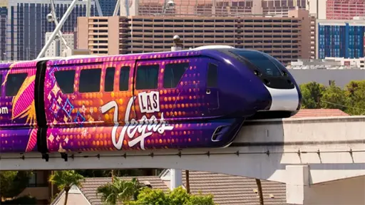 29-05_Vegas_Monorail 拉斯維加斯交通 #2. 單軌列車 (Las Vegas Monorail)