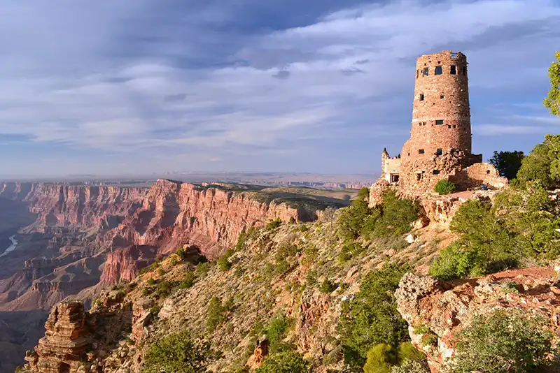 23-22_Watchtower 大峽谷旅遊景點 #13. Desert View Watchtower (沙漠景觀瞭望塔)