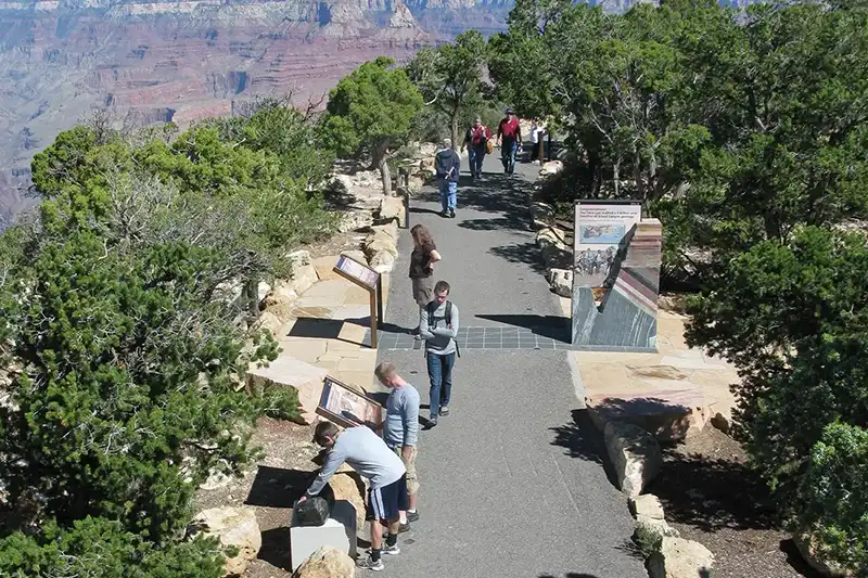 23-25_Rim Trail 大峽谷旅遊景點 #16. Grand Canyon Rim Trail (大峽谷南緣步道)