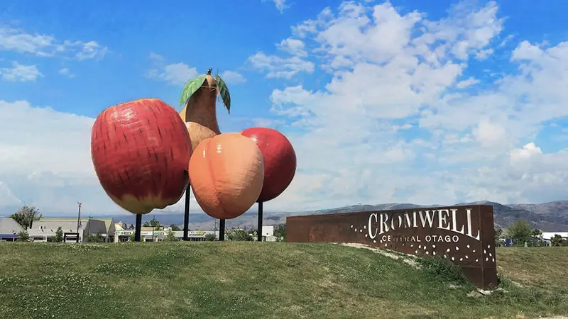16-18_Fruit Sculpture_2 Cromwell 景點推薦 1. Cromwell Fruit Sculpture (水果小鎮地標雕塑)