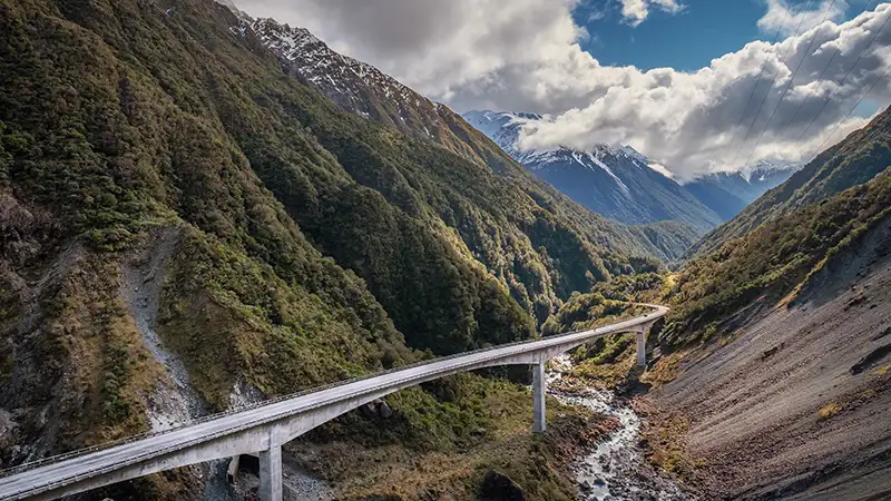 4-23_Otira Viaduct 紐西蘭 73 號公路沿途景點 5. Otira Viaduct Lookout (奧蒂拉瞭望台)