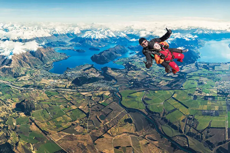 49-07 Wanaka (1) 紐西蘭跳傘 2. Wanaka – Skydive Wanaka: 風景最美麗