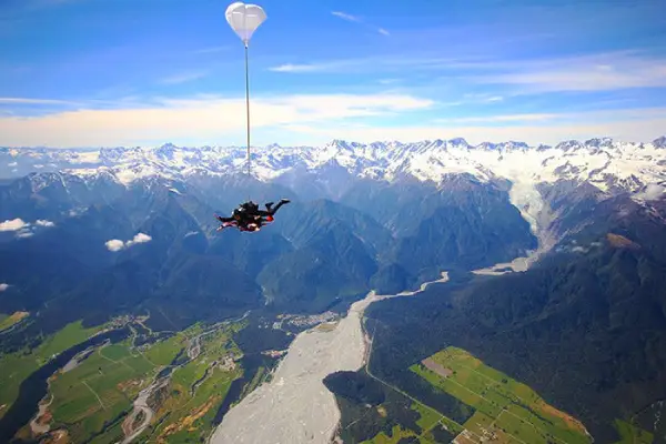 49-08 Franz2 紐西蘭跳傘 3. Franz Josef & Fox Glacier – Skydive Franz: 紐西蘭最高