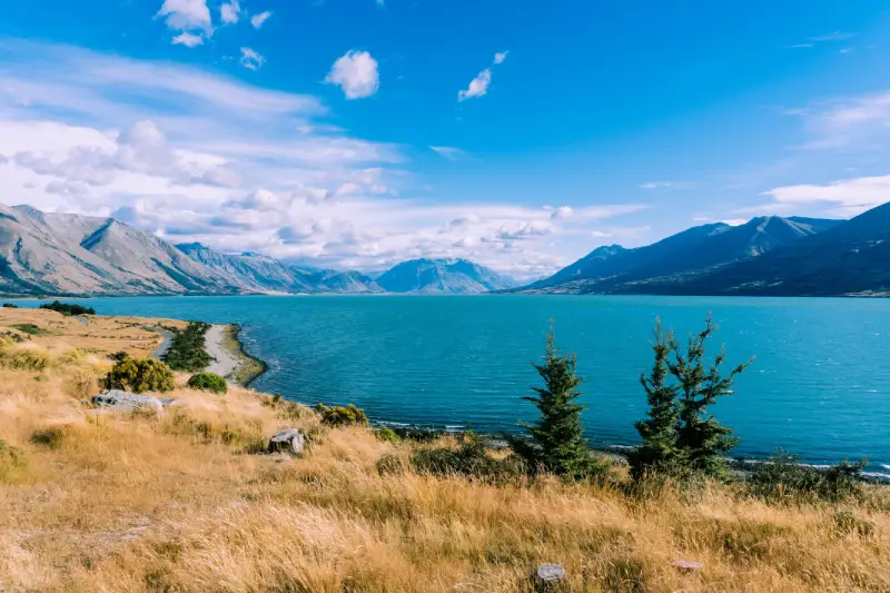奧豪湖 Twizel 景點推薦 5. Lake Ōhau (奧豪湖)