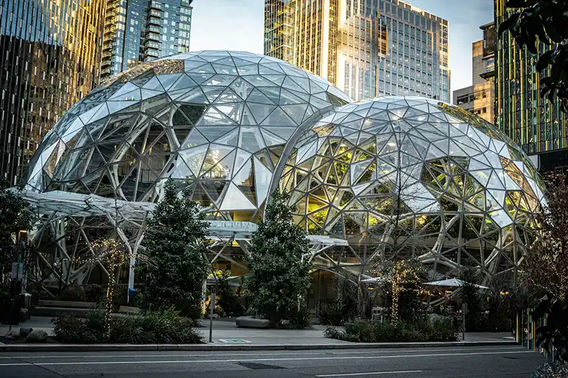 33-33_Amazon Sphere Seattle 西雅圖景點推薦 16. Amazon Spheres (亞馬遜球體)