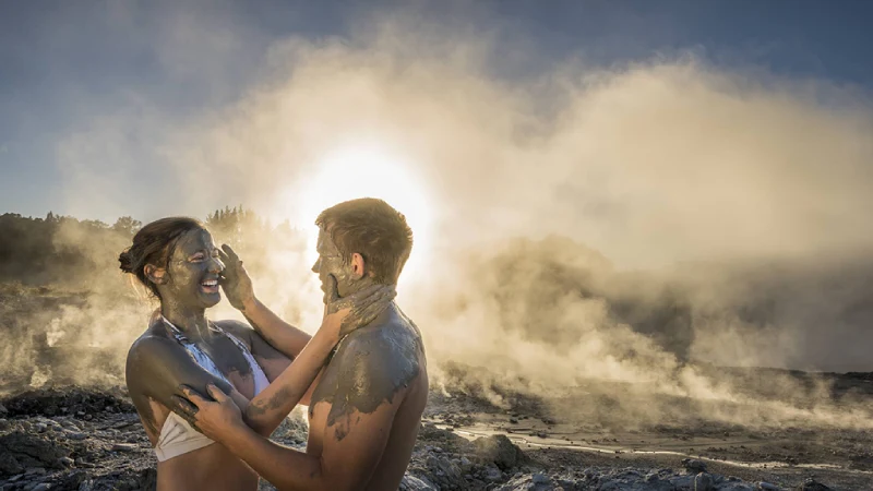 34-26 Hells Gate Mud Bath Rotorua (羅托魯瓦) 景點推薦 10. Hell’s Gate Geothermal Park (地獄之門地熱公園)