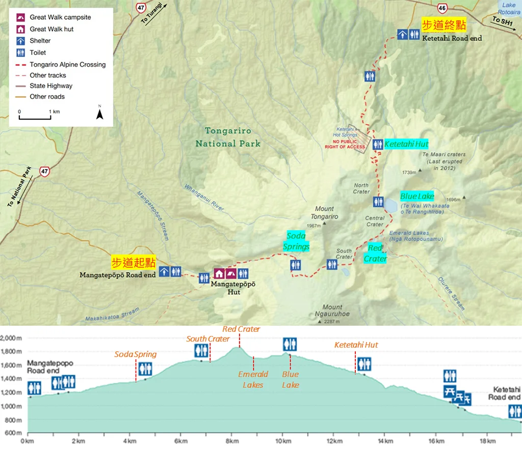 39-02_Tongariro Alpine Crossing Map2