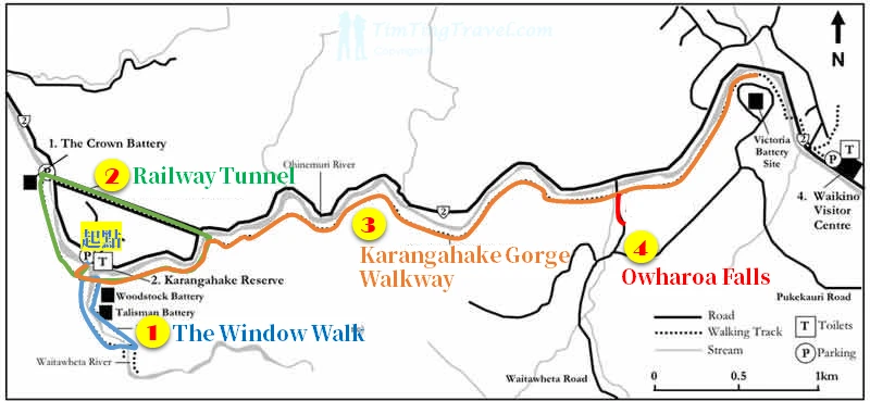 46-12_Karangahake Gorge Map