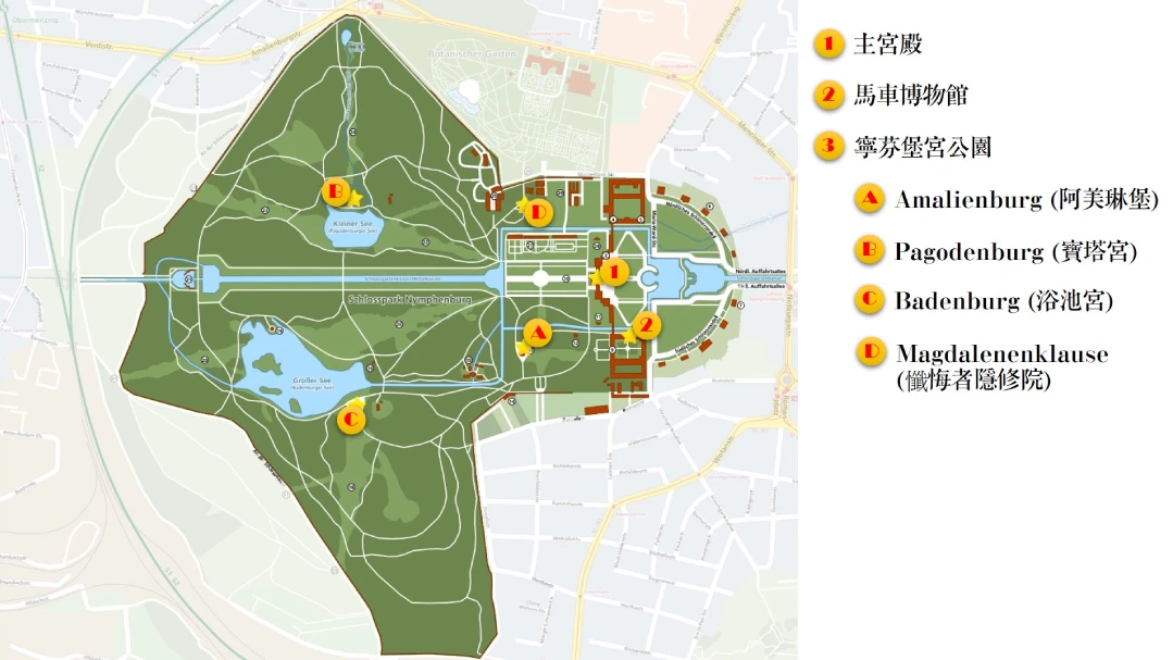 04-09_Schloss Nymphenburg Map
