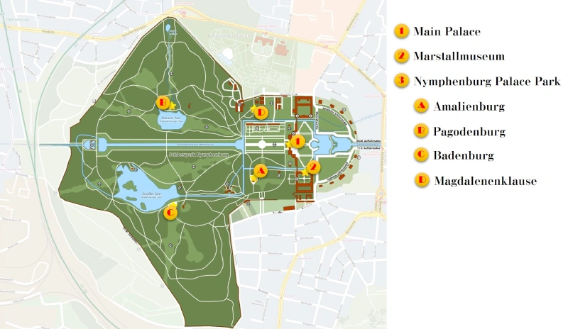 04-09_Schloss Nymphenburg Map